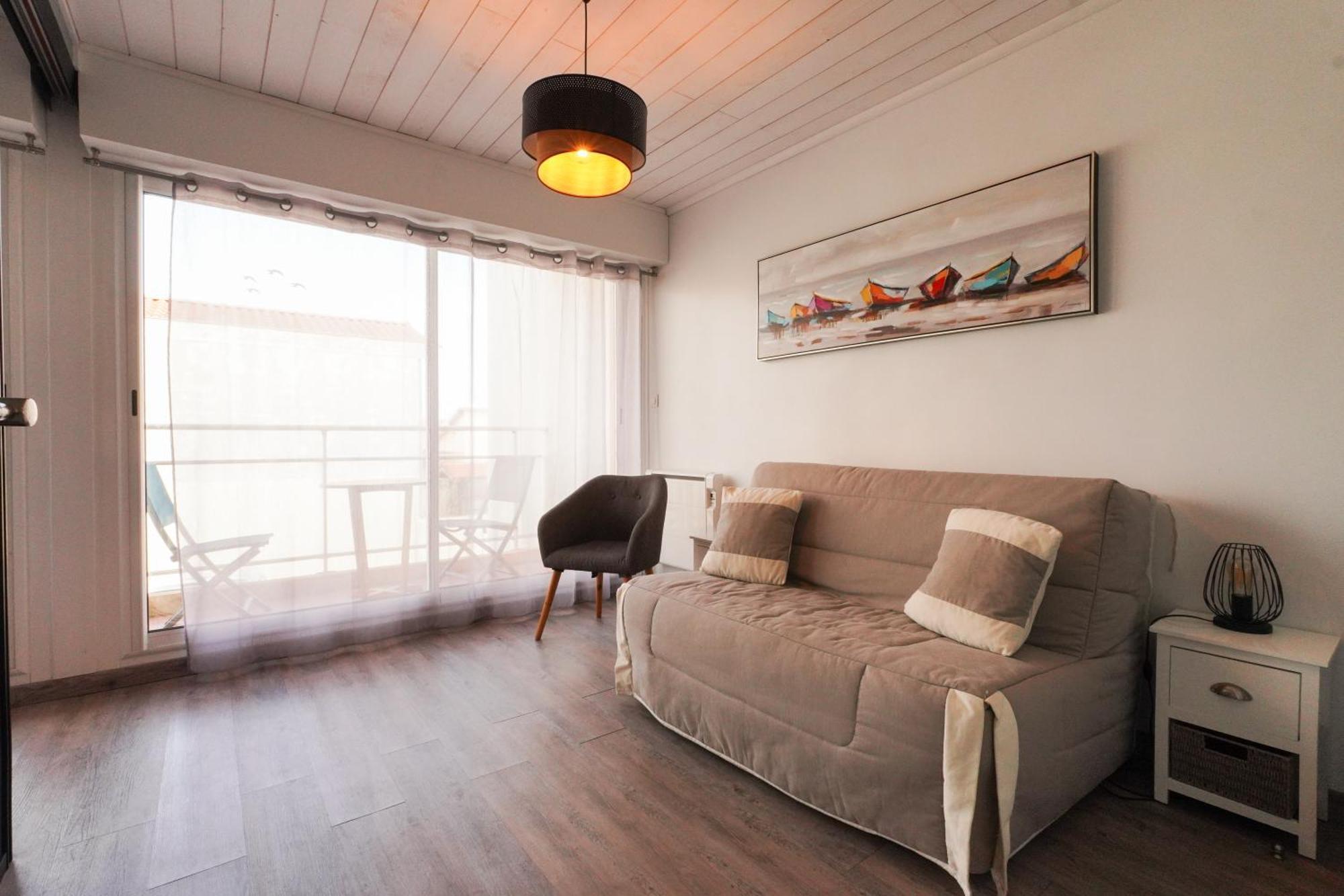 Superbe Appart.55M2 - 200M Ocean Et Parking Бискаррос Экстерьер фото